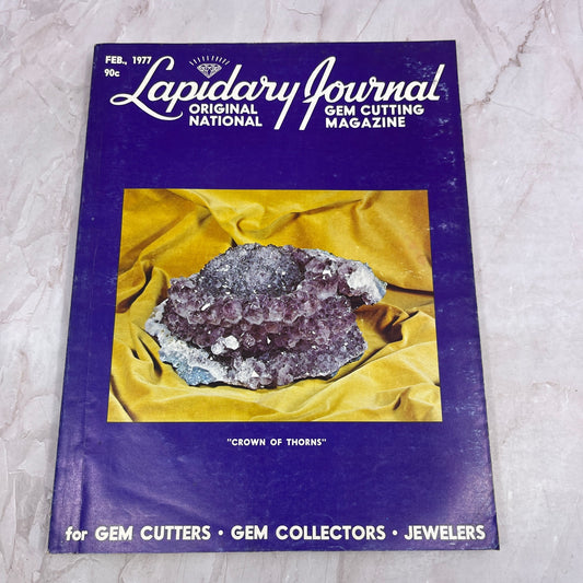Amethyst Crown of Thorns - Lapidary Journal Magazine - Feb 1977 M27