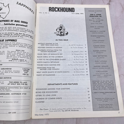 Texas Sand Hills Artifacts SD White Quartz - Rockhound Magazine - June 1975 M24