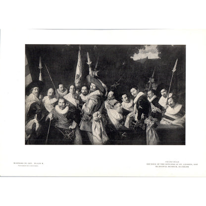 Reunion of the Officers of St. Andrew 1633 - Frans Hals 1900 Art Print AB8-MA5
