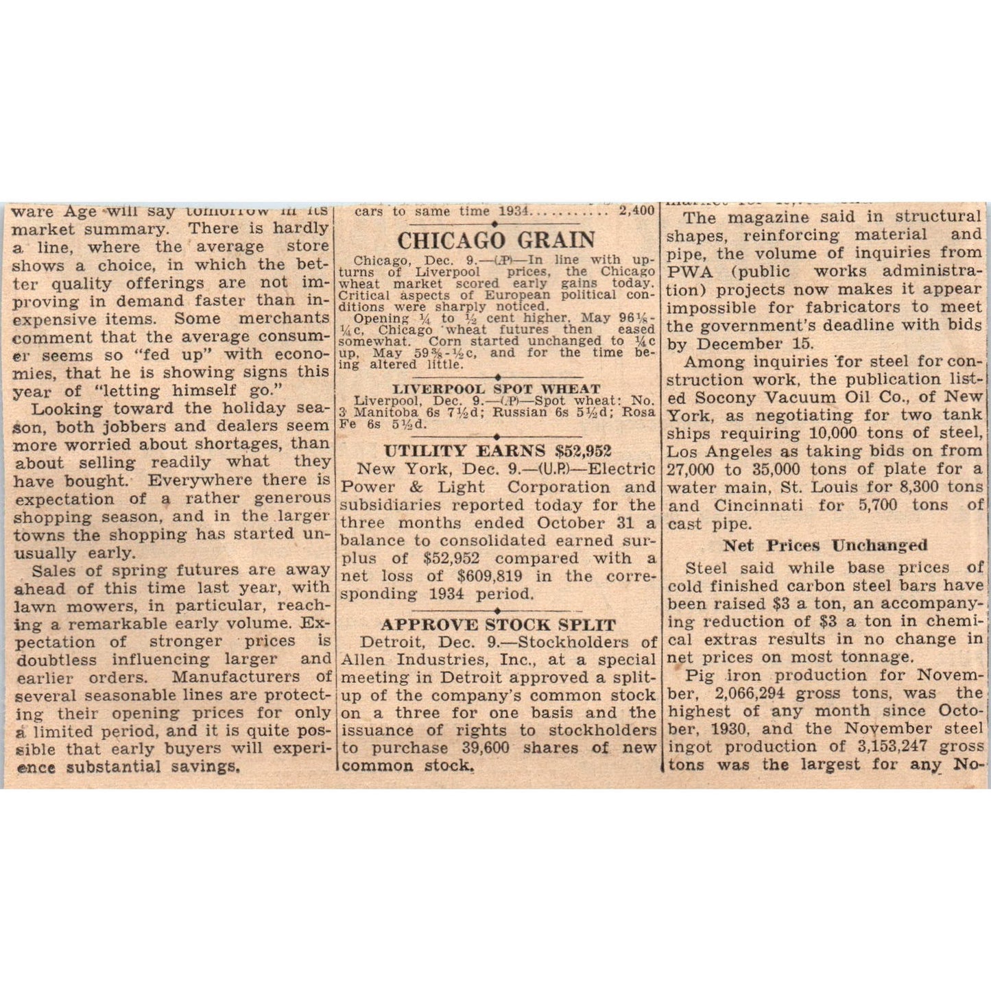 Franklin Institute Work for Uncle Sam 3x5" 1935 Minneapolis Journal Ad AE7-N1