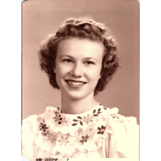 Dorothy Louise Myers Original Vintage Portrait Photograph 5x7 V5