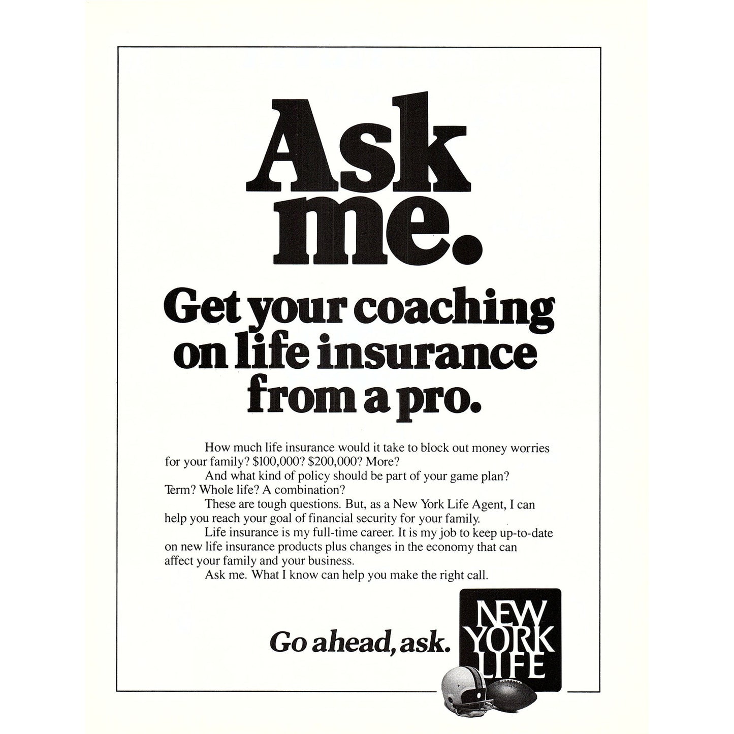 NFL Trivia Tom Dempsey Preston Pearson Elroy Hirsch 8x11" 1981 Ad D26