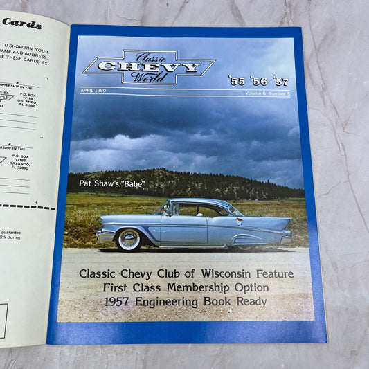 Pat Shaw Babe - '55, '56, '57 Classic Chevy World Magazine - Apr 1980 M30