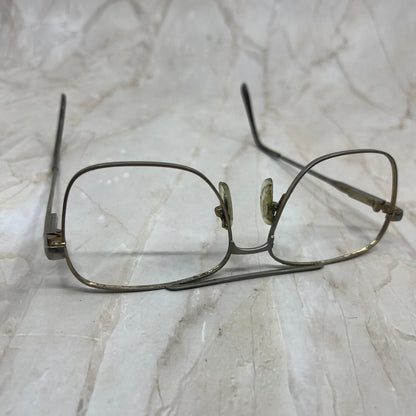 Retro Men’s Brass Tone Aviator Sunglasses Eyeglasses Frames TD7-G4-3