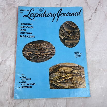 Biggs Oregon Picture Jasper - Lapidary Journal Magazine - Jun 1965 M25