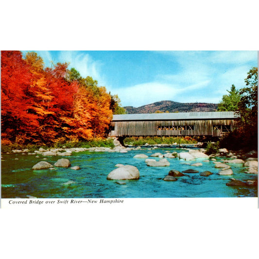 Swift River Passaconaway New Hampshire Covered Bridge Postcard PC3