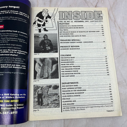 1991 Dec - Treasure Magazine - Treasure Hunting Prospecting Metal Detector M16