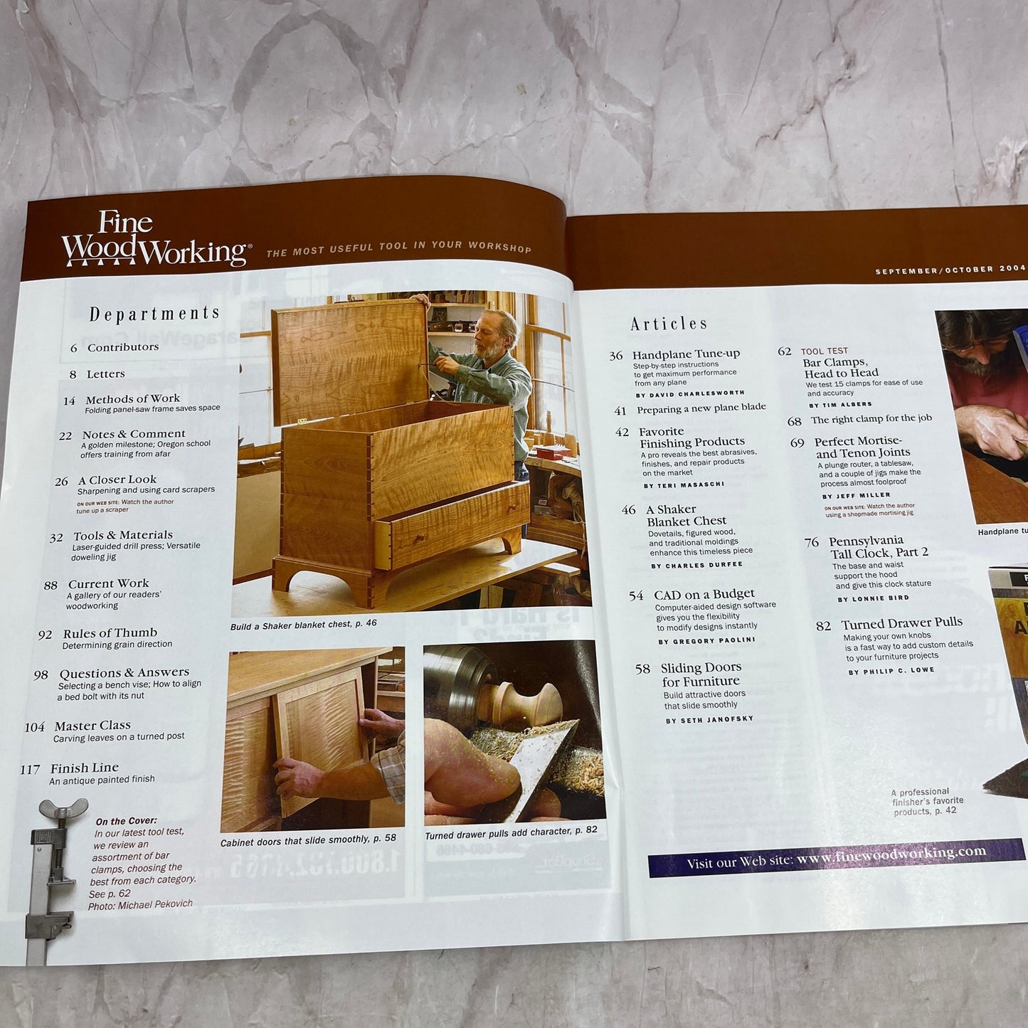 Bar Clamps - Aug 2004 No 171 - Taunton's Fine Woodworking Magazine M34