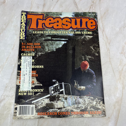 1980 April - Treasure Magazine - Treasure Hunting Metal Detecting Gold Coins M10
