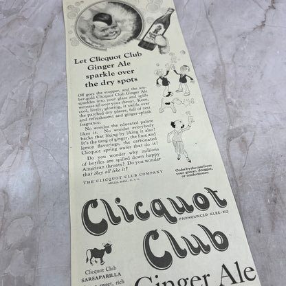 Clicquot Club Ginger Ale Eskimos Millis MA Magazine Ad FL6-11