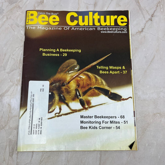 2012 Aug Bee Culture Magazine Bees Beekeeping Honey M8