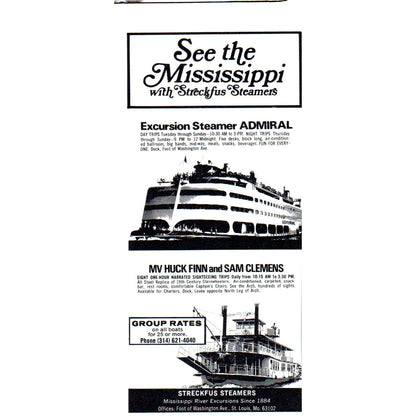Al's on the Waterfront Riverboat Restaurant St. Louis 1971 Magazine Ad AD8-H4