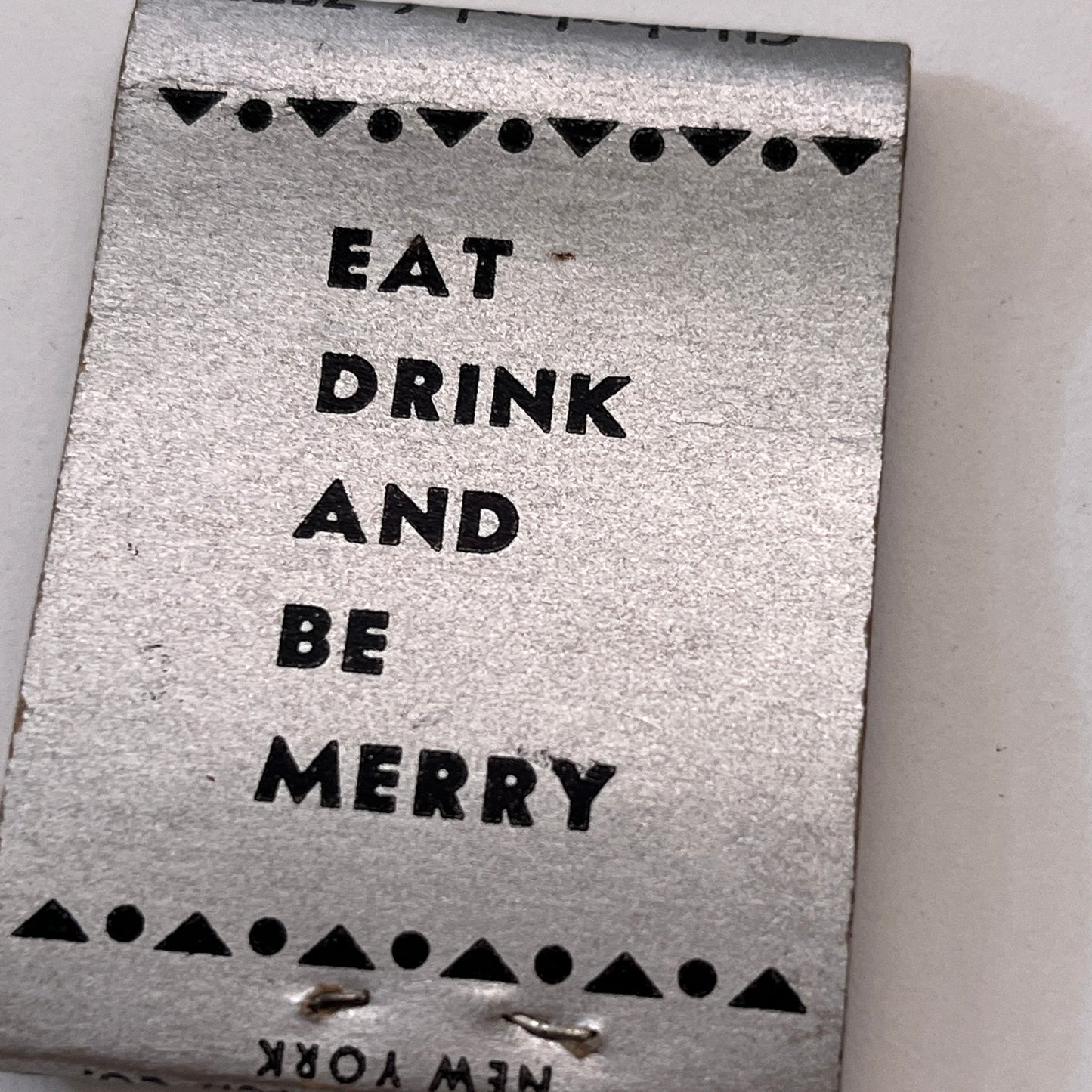 Park Bar & Grill 49 Park Avenue Brooklyn NY Vintage Matchbook Cover TB8-MB3-4