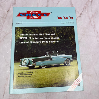 Joe Sharp Green Two-Tone - '55, '56, '57 Classic Chevy World - Jun 1981 M29