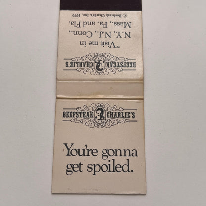 Beefsteak Charlie's Restaurants Vintage Matchbook Cover TB8-MB-4