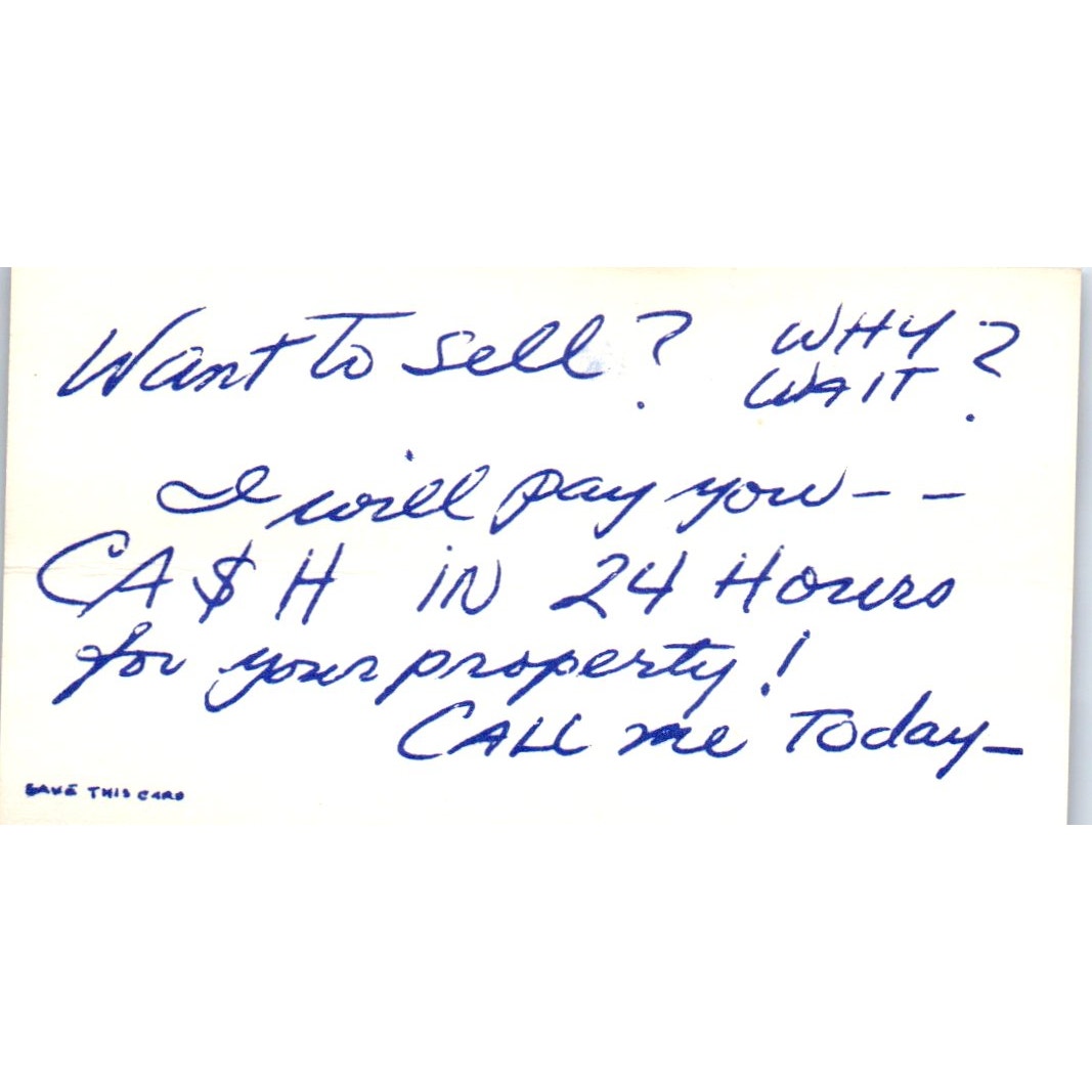 Royal Realty David Berry Bellflower CA Vintage Business Card SD4-B5