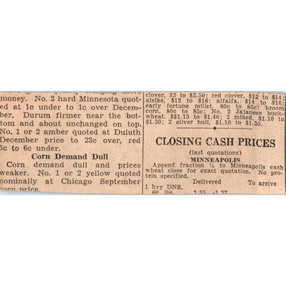 Golden Glove Boxing Minneapolis Auditorium 1935 Newspaper Ad AE7-H2
