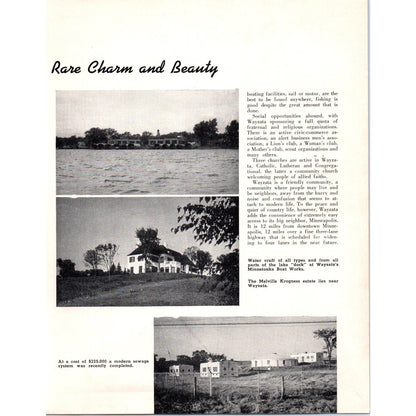 Winter in Itasca Minnesota Photograph Print 1940 Magazine Article D17