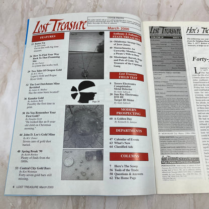 2000 March - Lost Treasure Magazine - Treasure Hunting Gold Prospecting M14