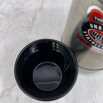 Vintage UNO-VAC Wide Receiver Thermos Stainless Steel Unbreakable TF4