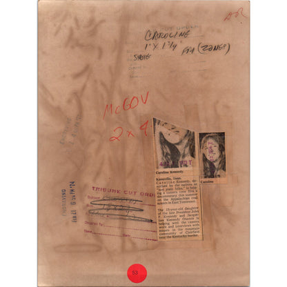 Caroline Kennedy in Knoxville TN 1972 8x10 Original Press Photo D1-P-1