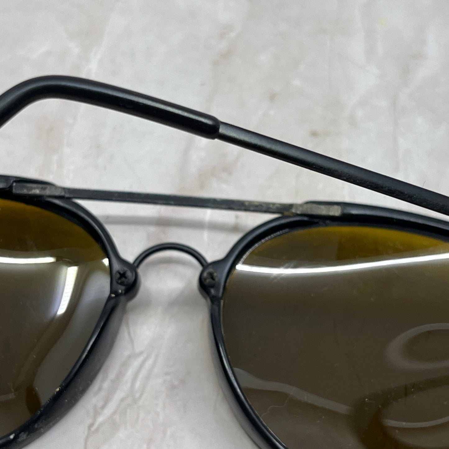 Vintage Eagle Eyes Aviator Sunglasses Amber Lenses Fishing Tactical TG7-G2-5