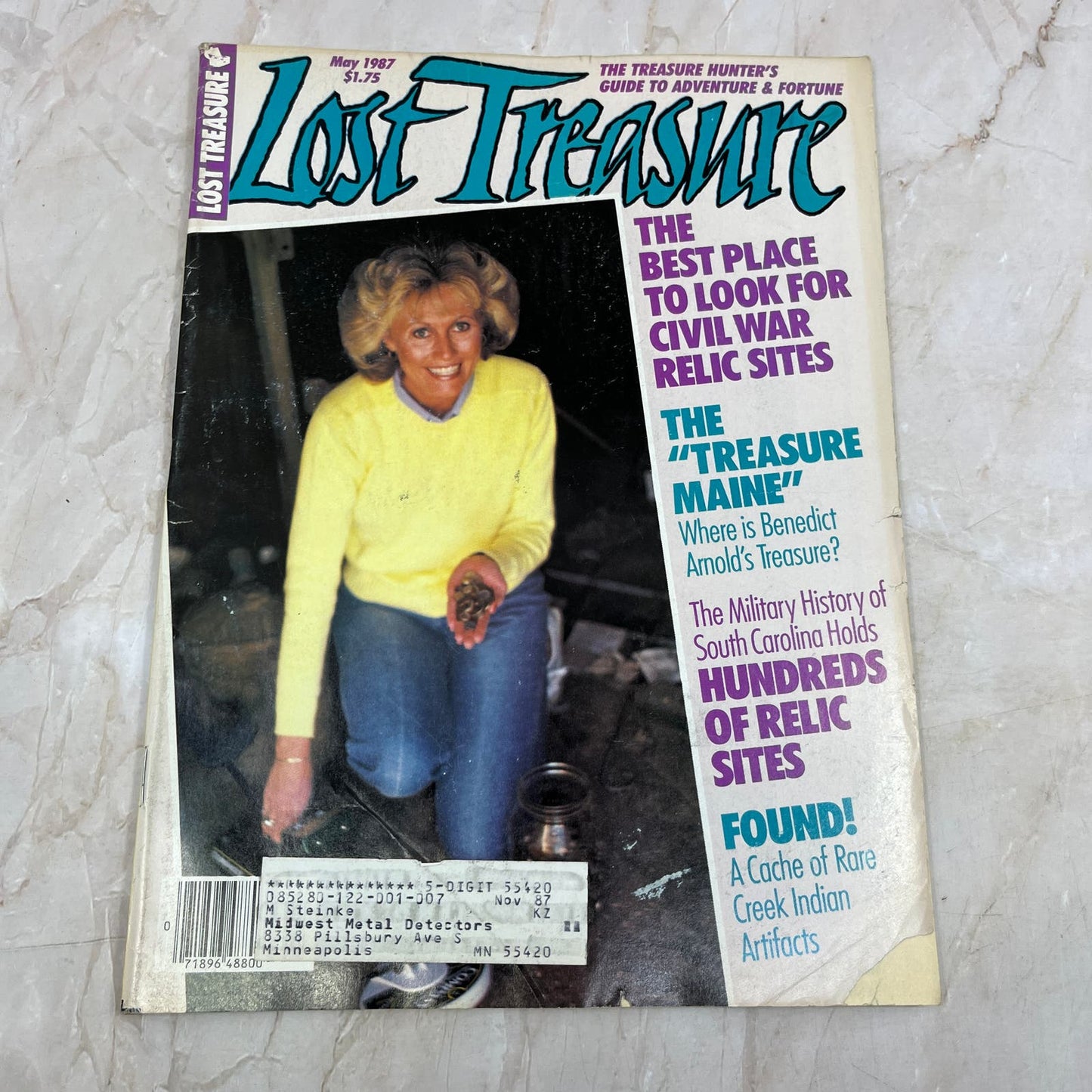 1987 May - Lost Treasure Magazine - Treasure Hunting Gold Prospecting M15