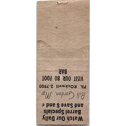Ogden Wine & Liquor Store Chicago Vintage Matchbook Cover SC7-Y11
