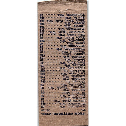 Gil's Tavern Mary & Gil Westboro WI Vintage Matchbook Cover SC7-Y8