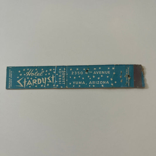 Stardust Hotel Yuma Arizona Vintage Matchbook TB6-MB2-9