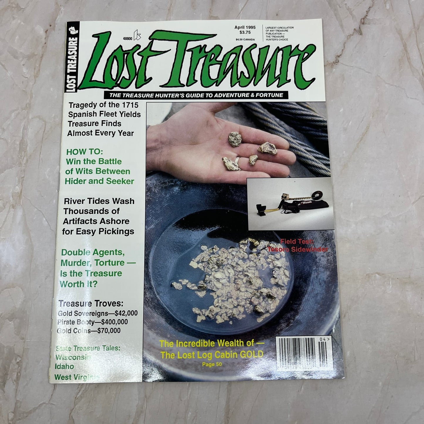 1995 April - Lost Treasure Magazine - Treasure Hunting Gold Prospecting M14