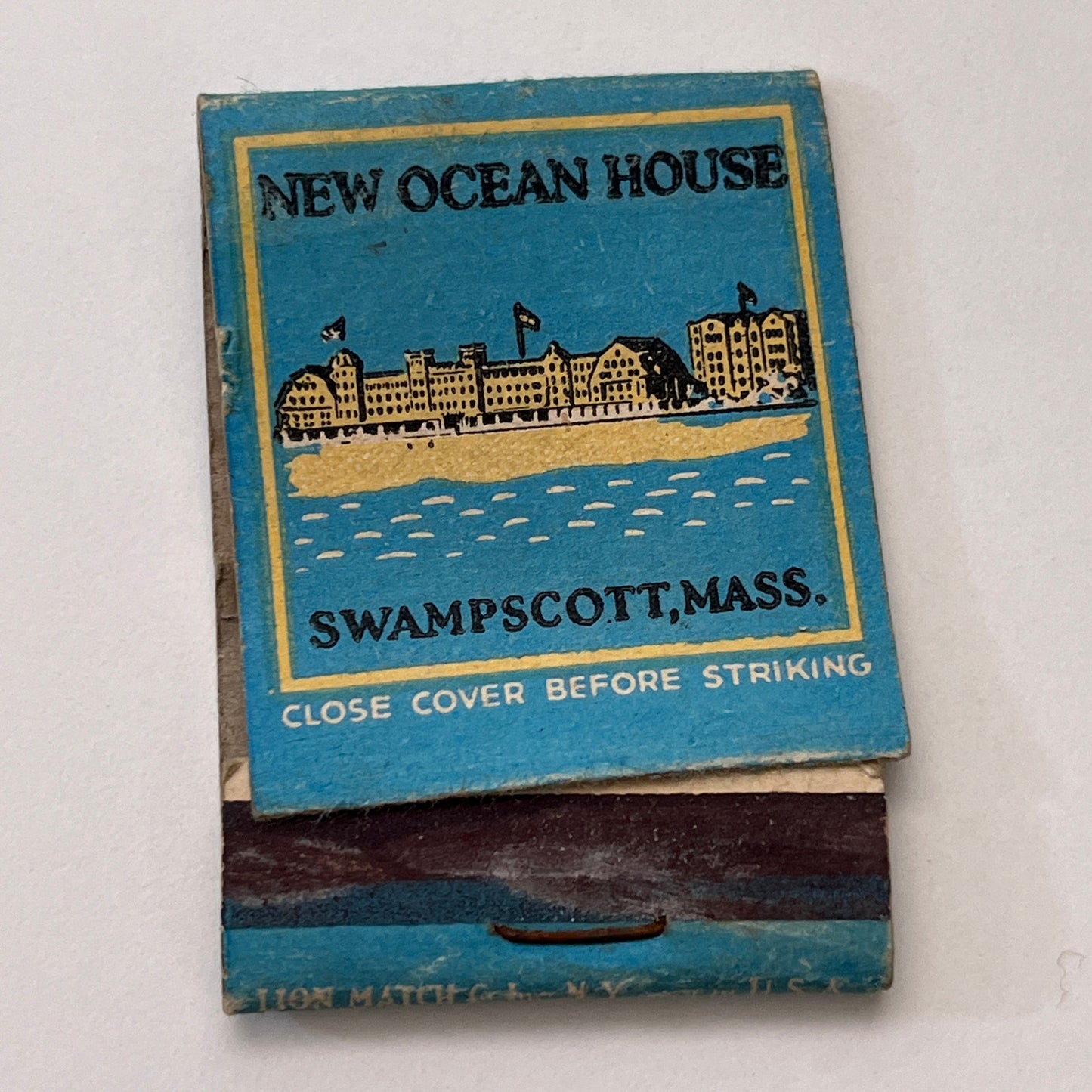 New Ocean House Swampscott MA Vintage Matchbook Cover TB8-MB3-6