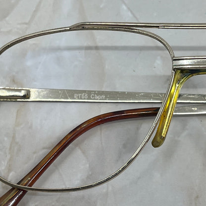 Retro Men’s PT55 Capri Gold Tone Aviator Sunglasses Eyeglasses Frames TD7-G4-4