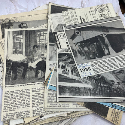 1970s-80s Huge Lot of Vintage Newspaper Clippings from the Lancaster PA Area TF5