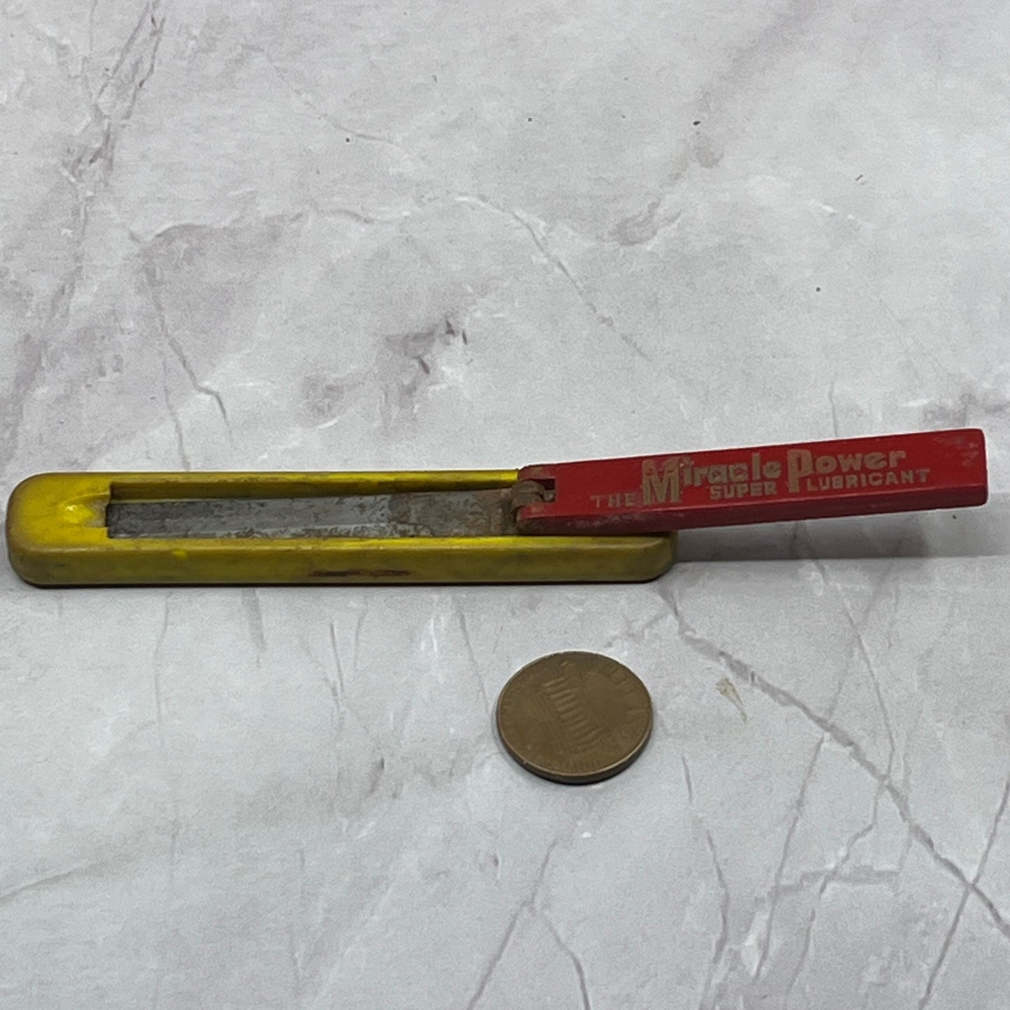 Vintage P&B Auto Parts Baraboo WI Miracle Power Super Lubricant Advertising SB7