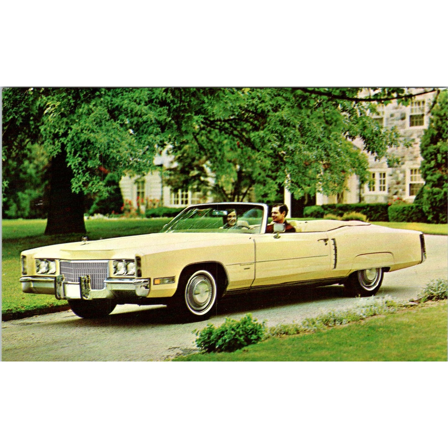 1971 Cadillac Convertible Promo Vintage Postcard PC6