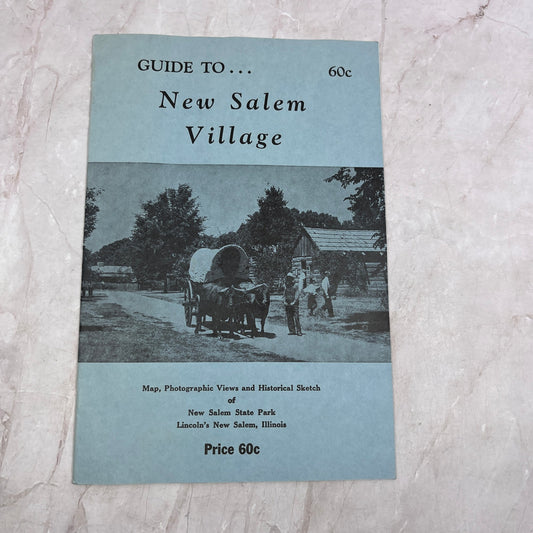 1975 Guide to New Salem Village Travel Guide Booklet L4-2