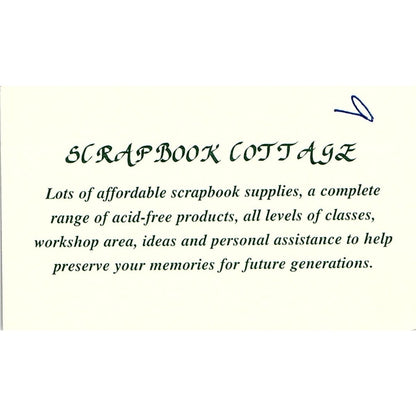 Scrapbook Cottage Louise Riddell Castle Hill Sylvania Australia Card SC9-B10