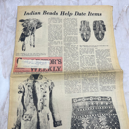 1974 Sep 17 - Collector's Weekly Newspaper - Indian Beads Help Date Items M18