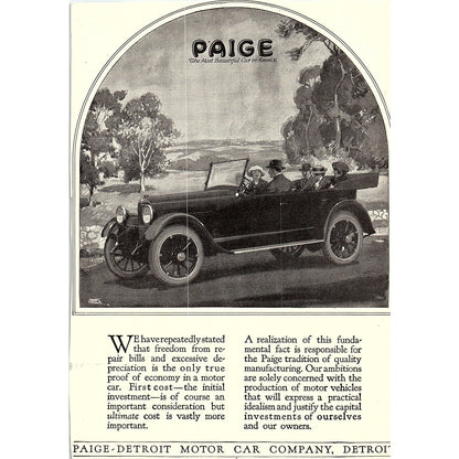 Haynes Character Cars Series Haynes Tourister Kokomo IN c1920 Ad AF8-7