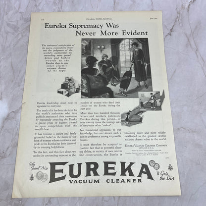 Eureka Vacuum Cleaner Company Detroit MI 1918 Magazine Ad FL6-11