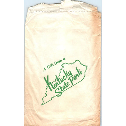Vintage Gift From a Kentucky State Park Empty Gift Bag AF1-RR7