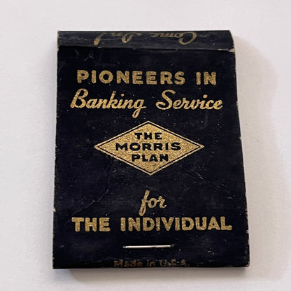 The Morris Plan Banking Company of Boston Vintage Matchbook Cover TB6-MB1-7