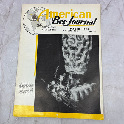 1964 March - American Bee Journal - Bees Beekeeping Honey M32