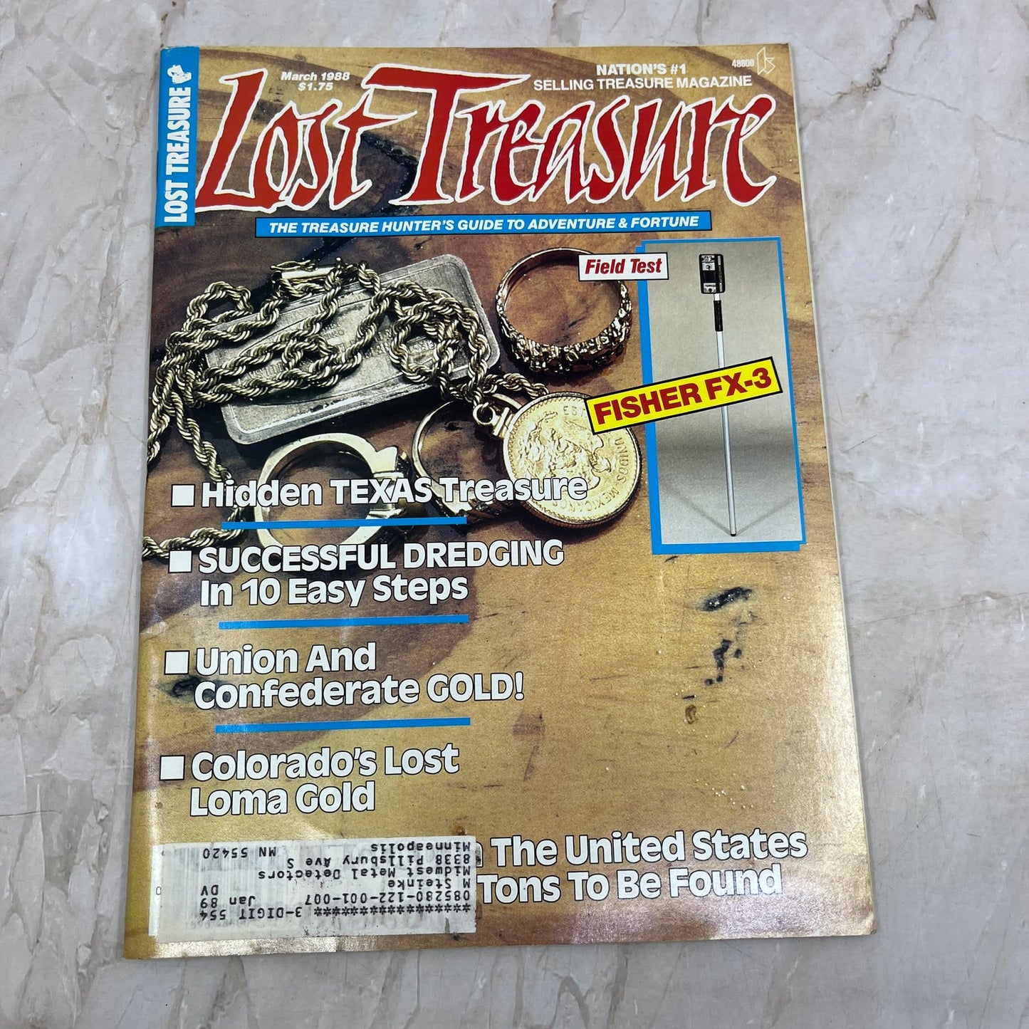 1988 March - Lost Treasure Magazine - Treasure Hunting Gold Prospecting M15