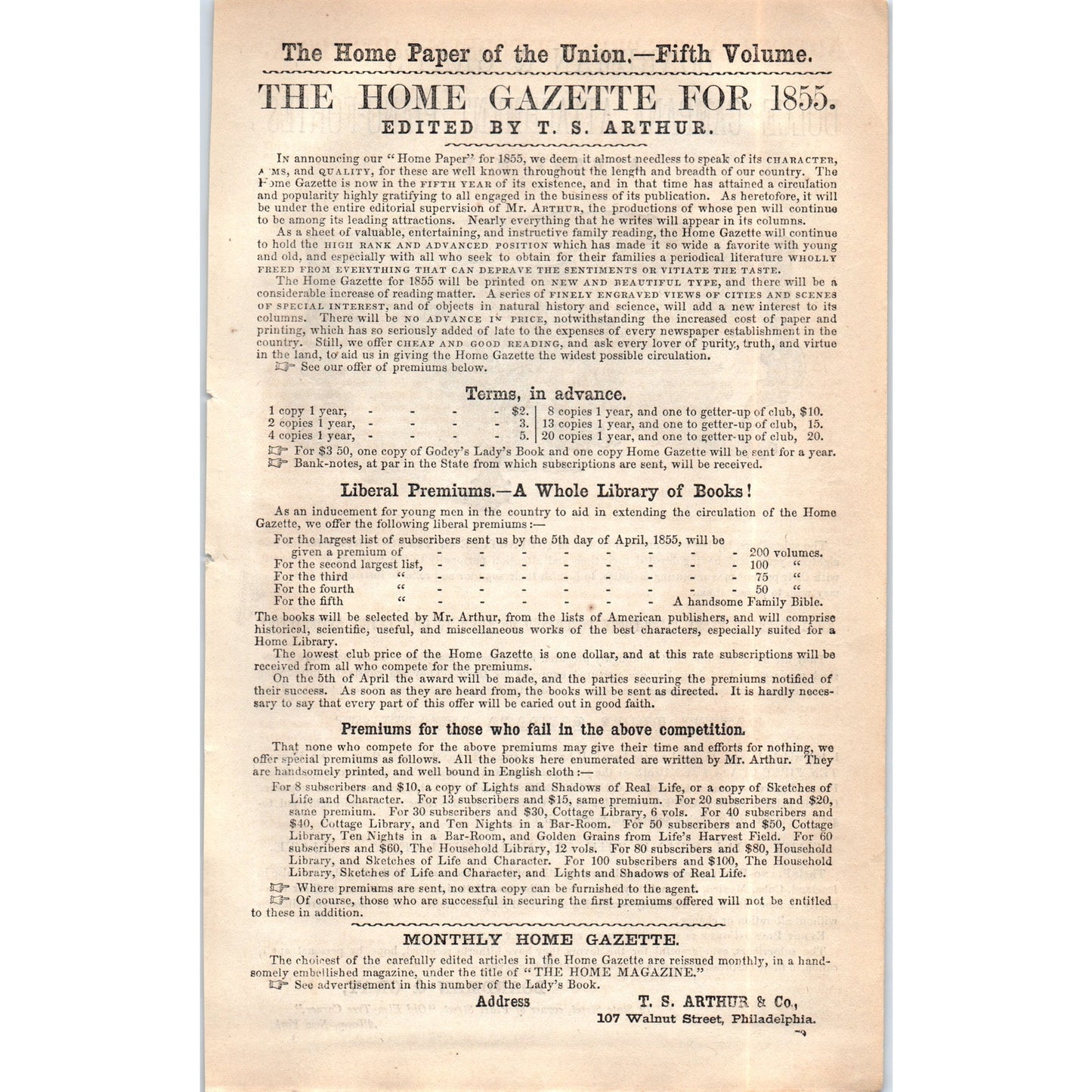 Boardman & Gray Dolce Campana Piano Fortes Albany NY 1857 Original Ad D19-5