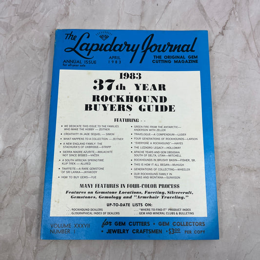 37th Year Rockhound Buyers Guide - Lapidary Journal Magazine - Apr 1983 M23