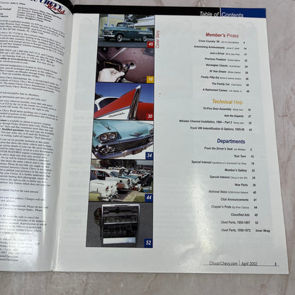 L.W. Helmly Augusta GA - '55, '56, '57 Classic Chevy World Magazine Apr 2002 M30