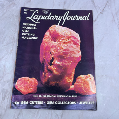 Jugoslavian Purplish-Pink Ruby - Lapidary Journal Magazine - Sep 1969 M24