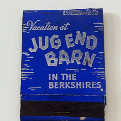 Jug End Barn in the Berkshires Vintage Matchbook Cover TB6-MB1-4